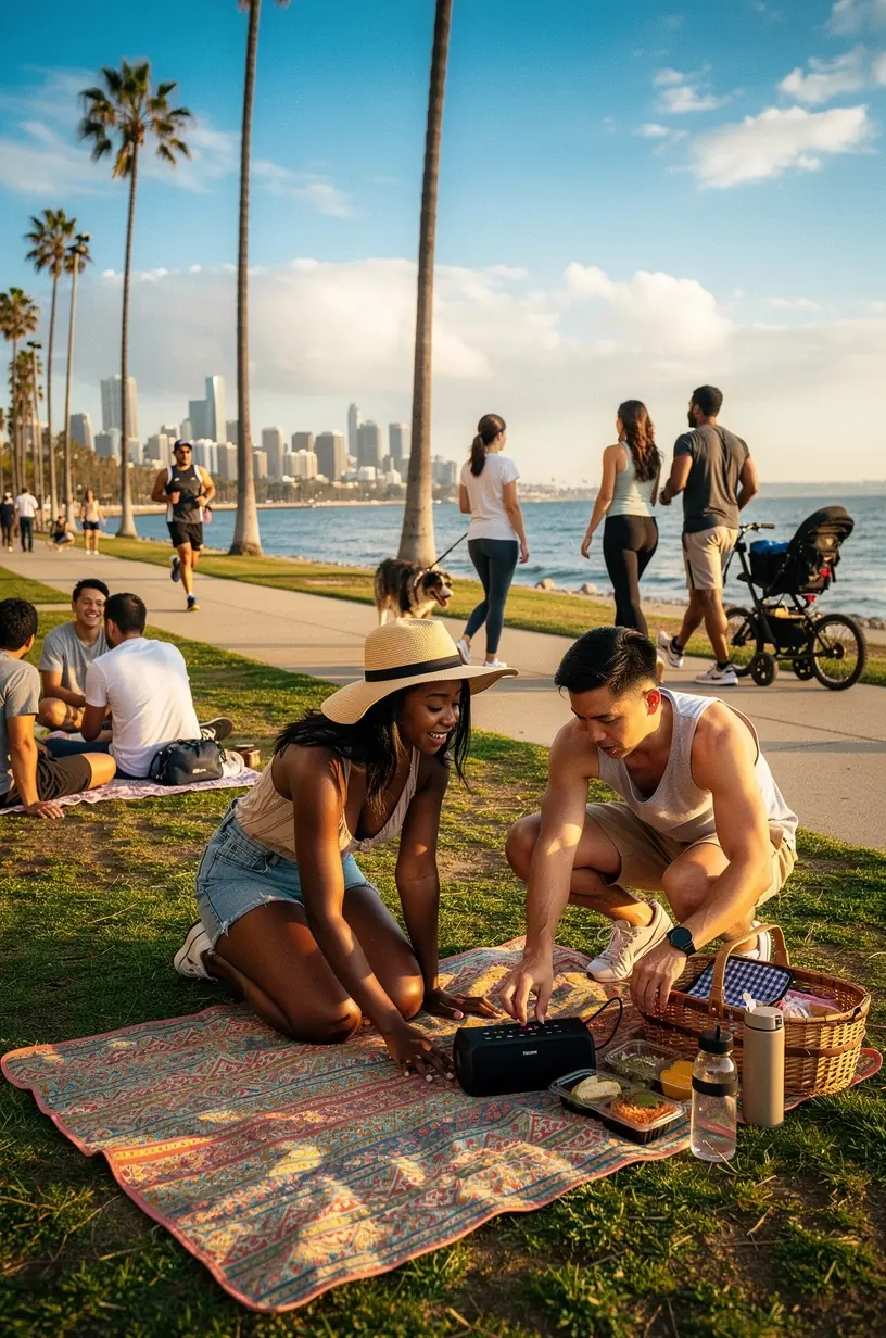 Urban green space enhancing city life and travel experiences.